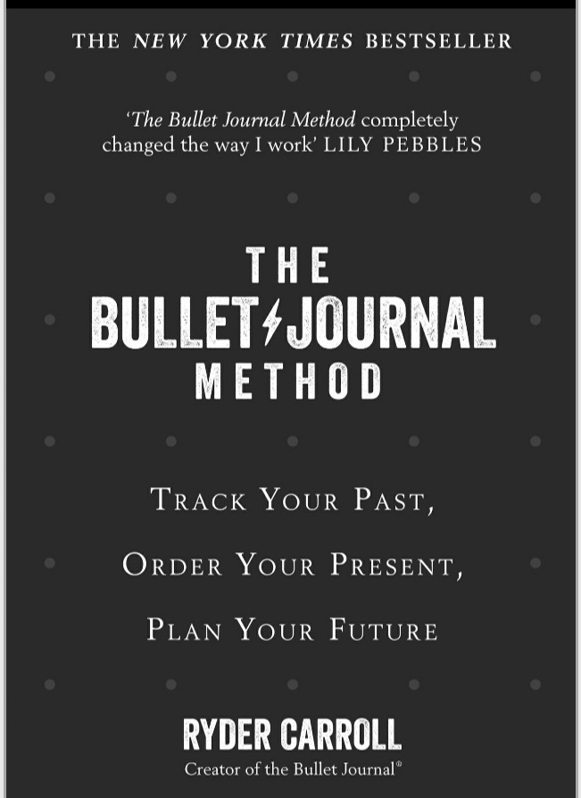 The front cover of 'The Bullet Journal Method' book by Ryder Carroll